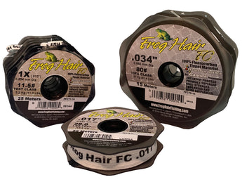 Poil De Grenouille Tippet 100% Fluorocarbone - 4 Bobines De 25m - 11,5 Lb Bs - Neuf