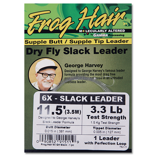 Dry Fly Slack Leaders – froghairfishing